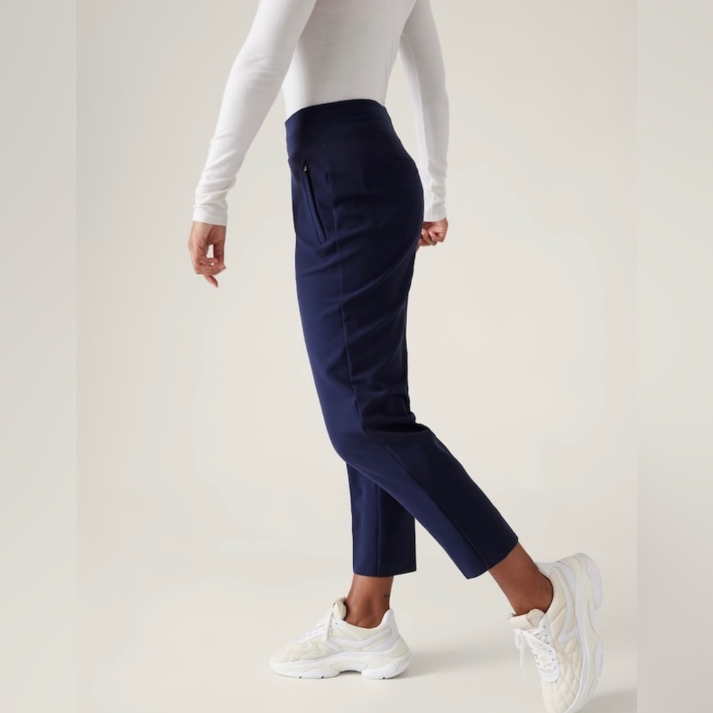 Athleta Navy Blue Endless Women's Pants - Picture 3 of 7